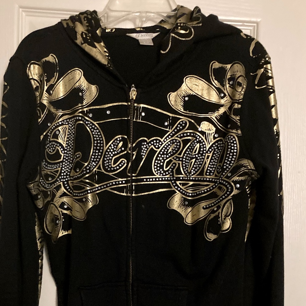 Size Sm-Women’s Dereon’s (Beyonce Brand), Zip-Up hooded sweatshirt